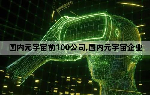 国内元宇宙前100公司,国内元宇宙企业